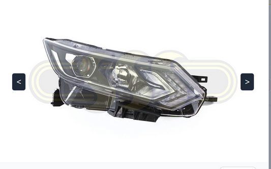 NEW DRIVER RIGHT SIDE HEADLIGHT FOR NISSAN QASHQAI NM 2017-ON ST-MODELS