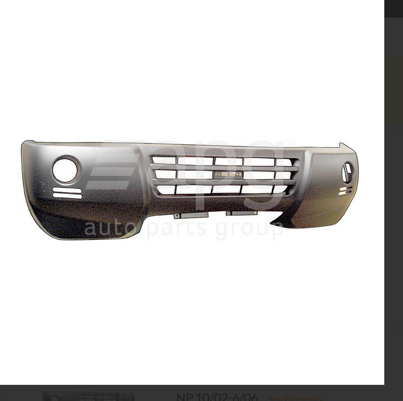 GENUINE FRONT BAR BUMPER FOR MITSUBISHI PAJERO NP Wagon 11/2002-6/2006