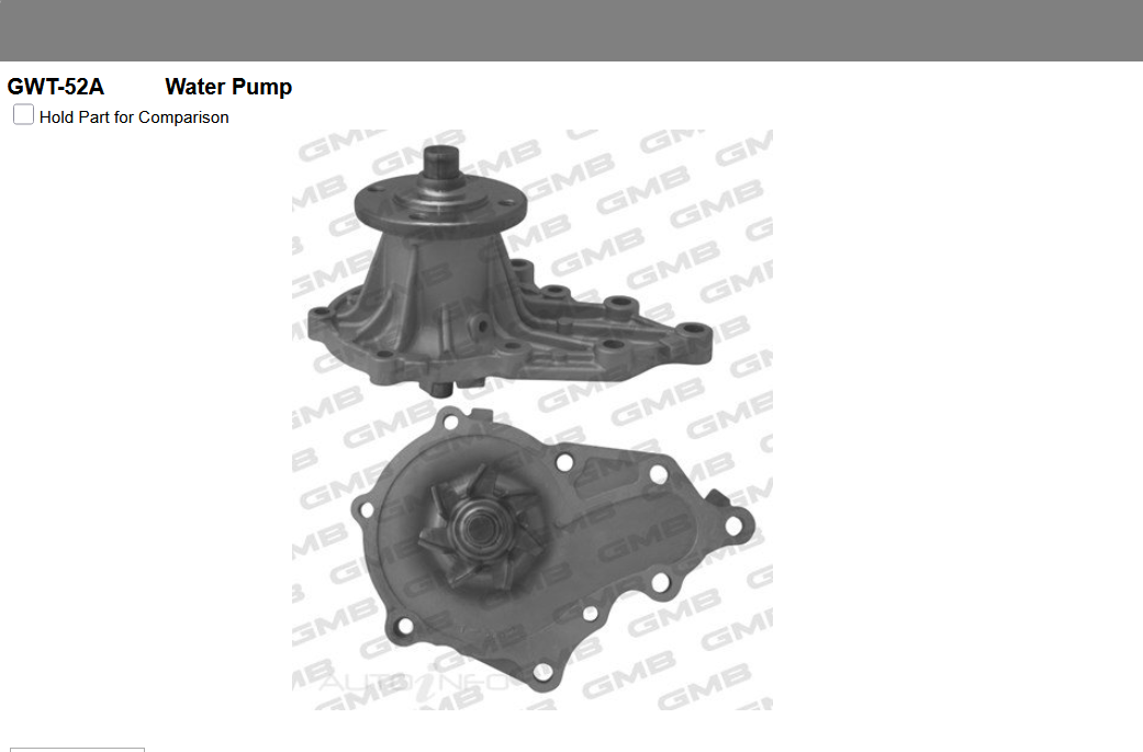 GENUINE GMB WATER PUMP+GASKET+SILICONE FOR TOYOTA CELICA MA61R 2.8L 1981-1985