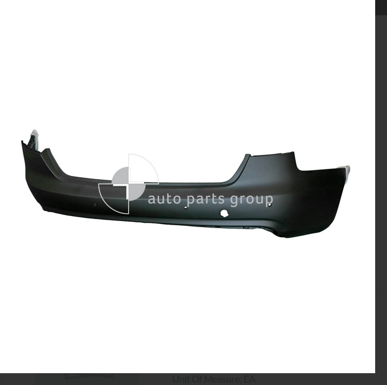 NEW REAR BAR COVER BUMPER FOR AUDI A4  6/2012-10/2015 4-DOOR SEDAN