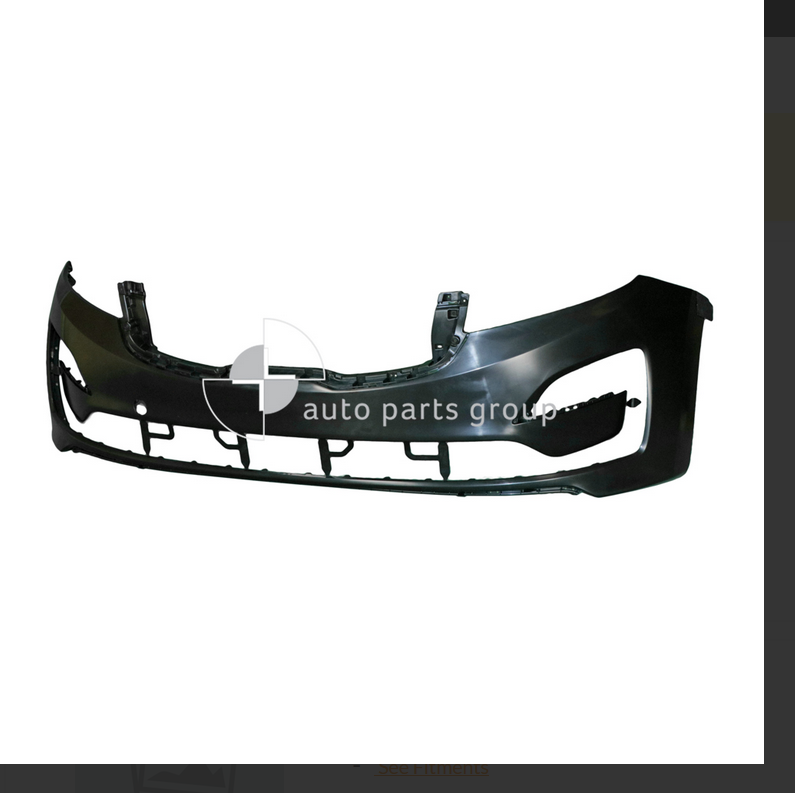 GENUINE FRONT BUMPER BAR FOR KIA CARNIVAL 3/2018-9/2020 S SI WITHOUT SENSOR TYPE