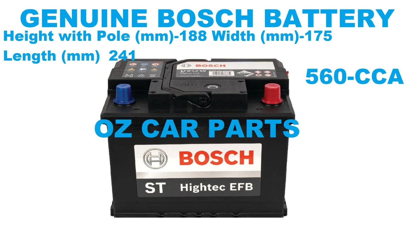 GENUINE EFB BOSCH BATTERY FOR ST HIGHTEC EFB 560-CCA