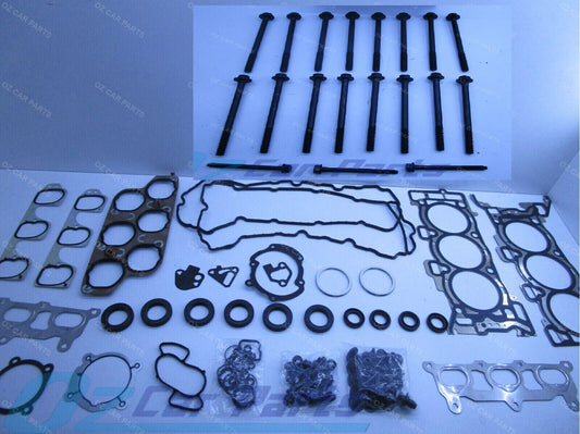 VRS GASKET SEAL HEAD GASKET KIT+BOLT SET FOR HOLDEN COMMODORE VE V6 SV6 LY7 LEO