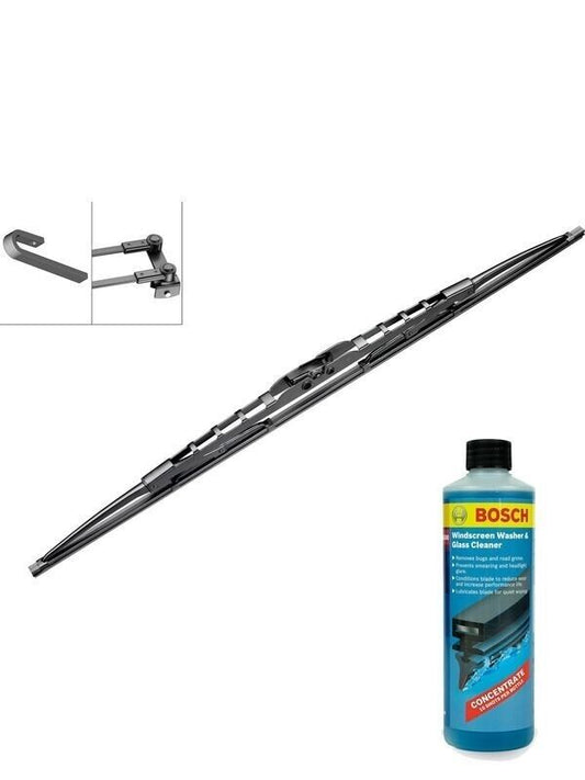 Bosch Wiper Blade 1000mm + Windshield Washer Fluid Fits Man, Volvo, King Long, I