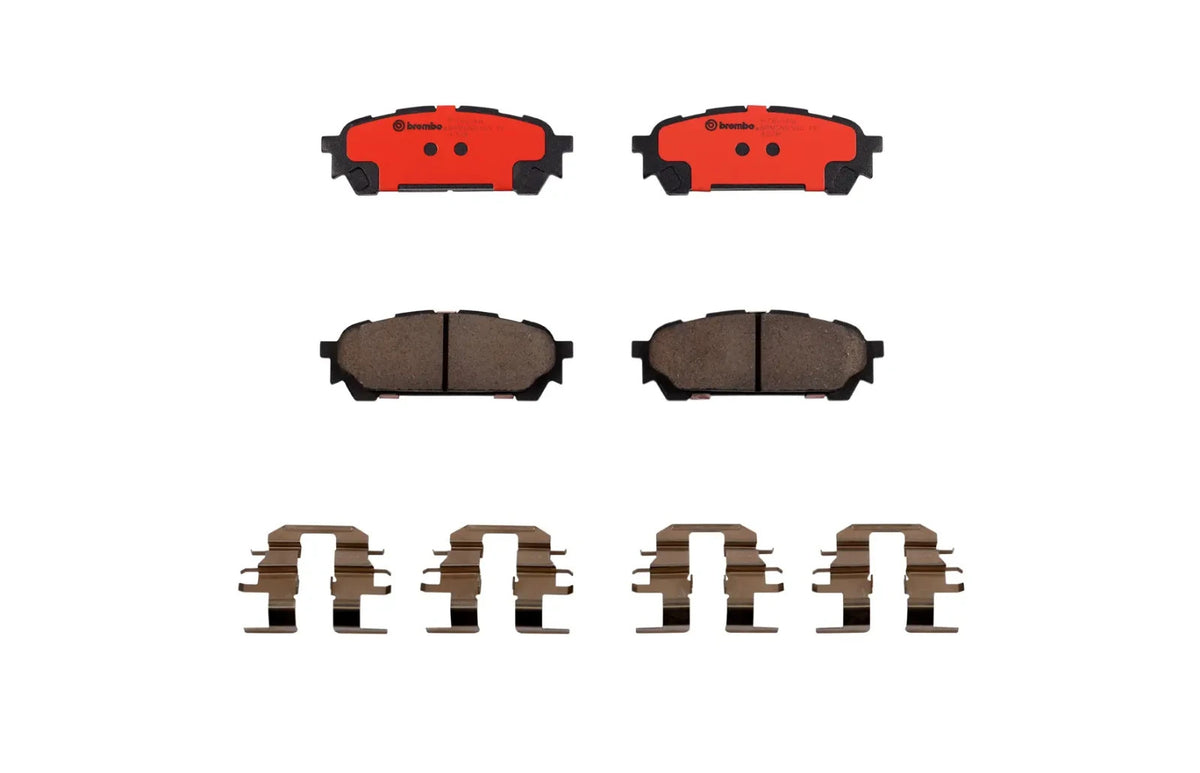 Brembo REAR Brake Pad Set For Subaru Forester: SG 2.5L models (approx. 2004â€“2008