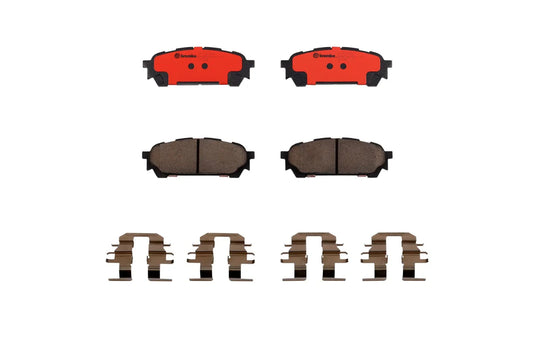 Brembo REAR Brake Pad Set For Subaru Forester: SG 2.5L models (approx. 2004â€“2008