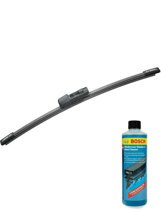 Bosch Rear Wiper Blade 280mm + Windshield Washer Fluid Fits Volkswagen Polo, Gol
