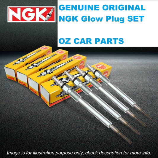 4X GENUINE Original NGK GLOW PLUG SET FOR CITROEN JAGUAR LAND ROVER PEUGEOT