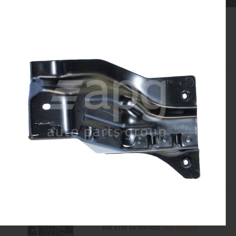 GENUINE LEFT FRONT BUMPER BAR BRACKET FOR MAZDA BT50 UR 9/15-3/18 Bar End To Shr