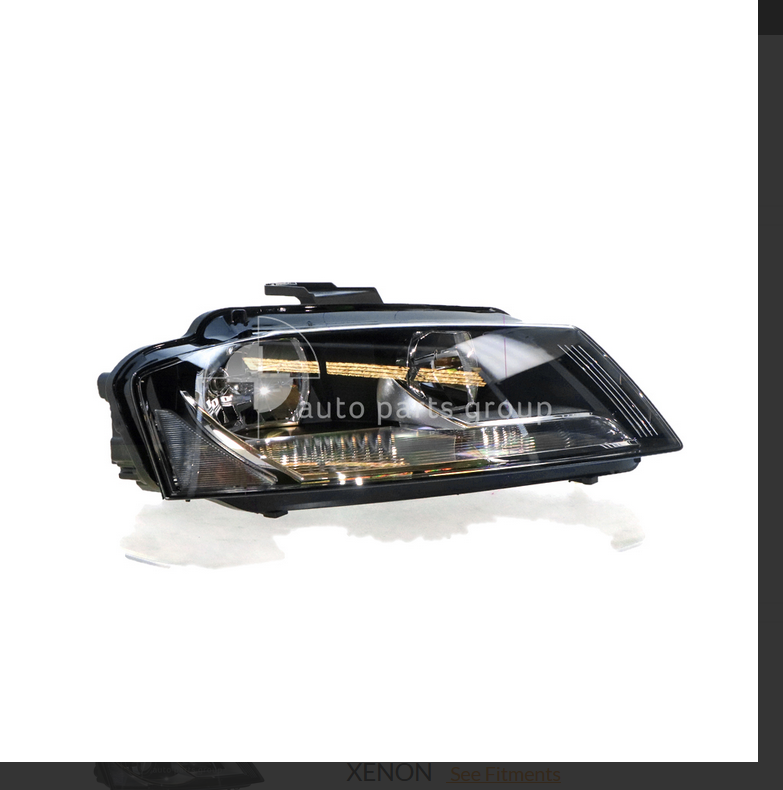 NEW DRIVER RIGHT HEADLIGHT LAMP FOR Audi A3 10/2008-5/2013 HALOGEN