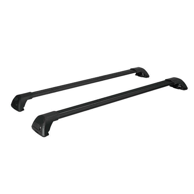 Black Aerodynamic Cross Bar Roof Rack Fit For Ford Territory 2004 - 2016 Lockabl