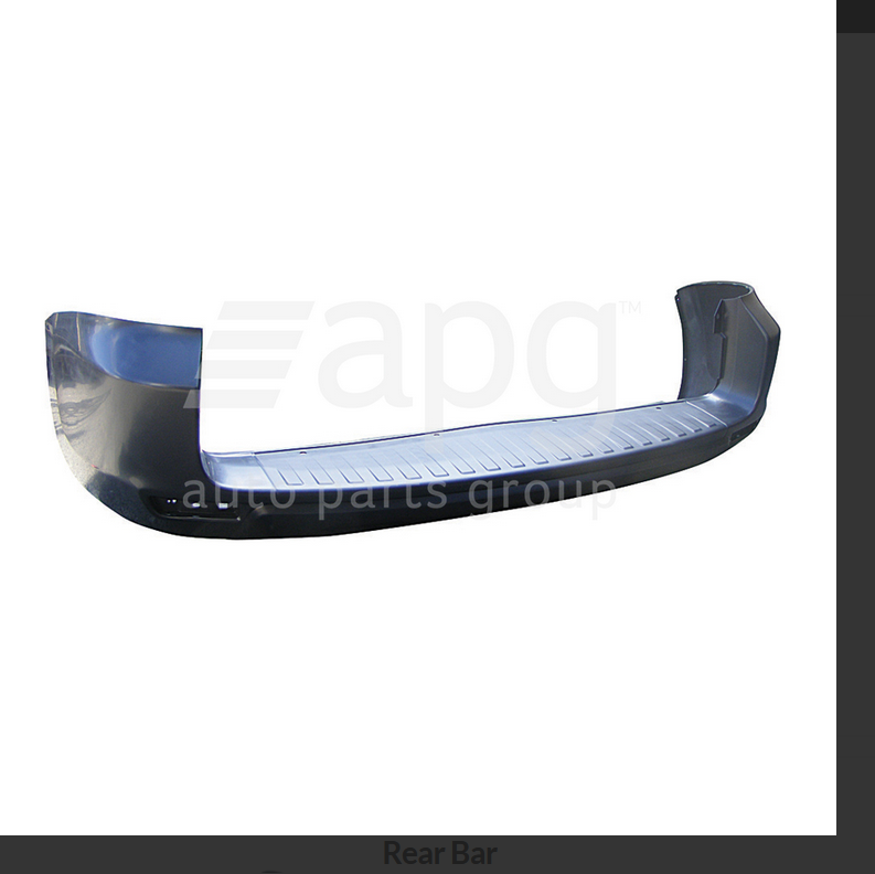 NEW REAR BUMPER BAR FOR TOYOTA RAV4 8/2008-12/2012 WITHOUT FLARE HOLE TYPE RAV-4