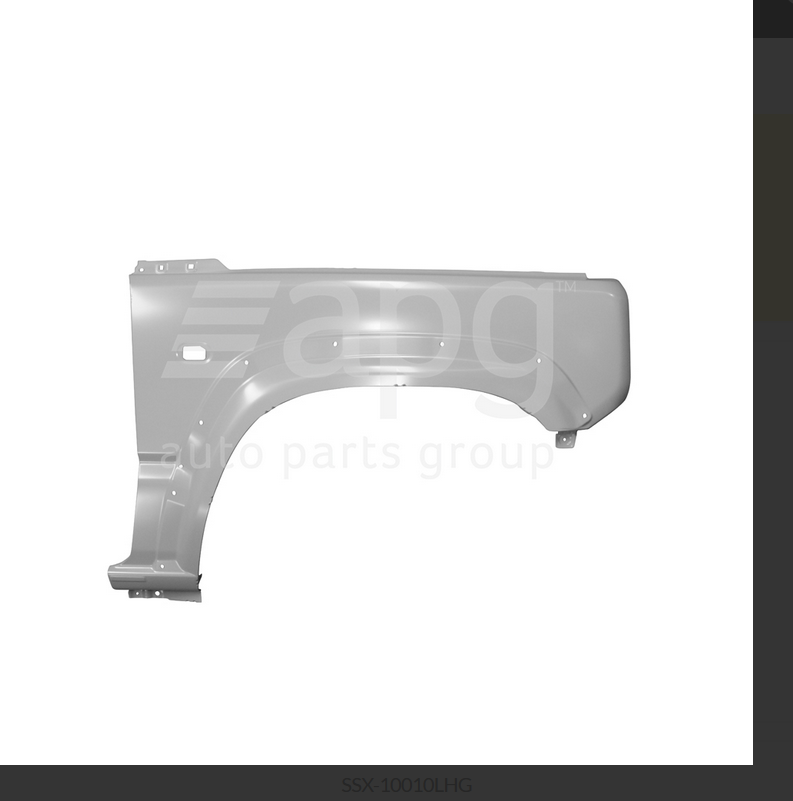 GENUINE RIGHT FRONT GUARD FOR SUZUKI JIMNY WAGON 11/2018-ON BLINKER HOLE TYPE