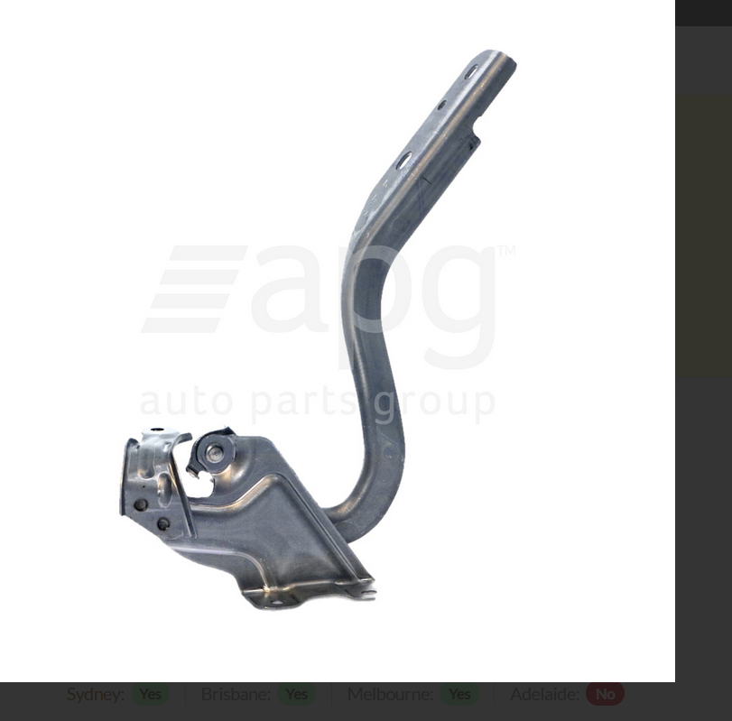 GENUINE RIGHT BONNET HINGE FOR Suzuki Swift FZ 2/2011-9/2013 1.4L