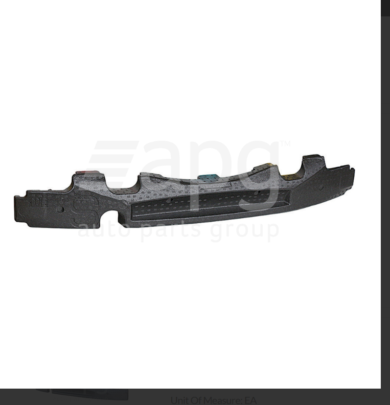 GENUINE Front Bar Absorber FOR TOYOTA CAMRY SEDAN 10/2011-4/2015 ATARA