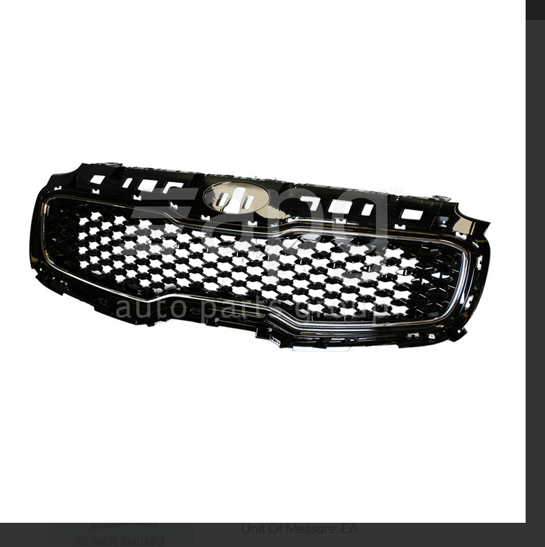 GENUINE FRONT GRILLE FOR KIA SPORTAGE 10/2015-5/2018 SLI SL-I Gloss Black