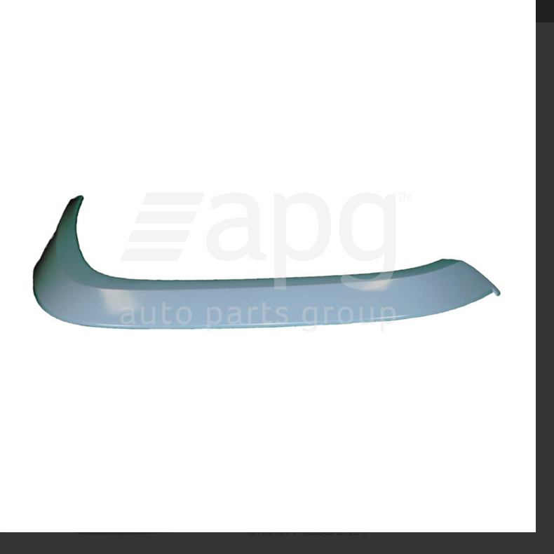 GENUINE LEFT FRONT GUARD FLARE FOR HOLDEN RCOLORADO RC 7/2008-6/2012