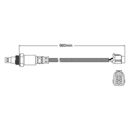 NEW Exhaust O2 Oxygen Sensor FOR Subaru WRX WRX STI GD GR GV VA 2.5L EJ255-257