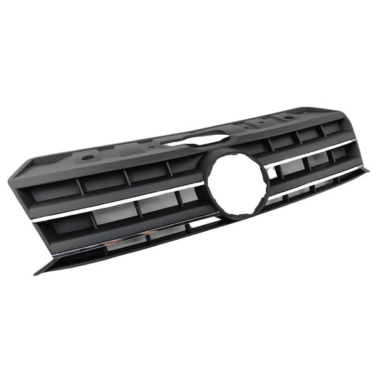 FRONT BLACK GRILLE WITH CHROME LINE For Volkswagen Amarok 2H 2010-2016