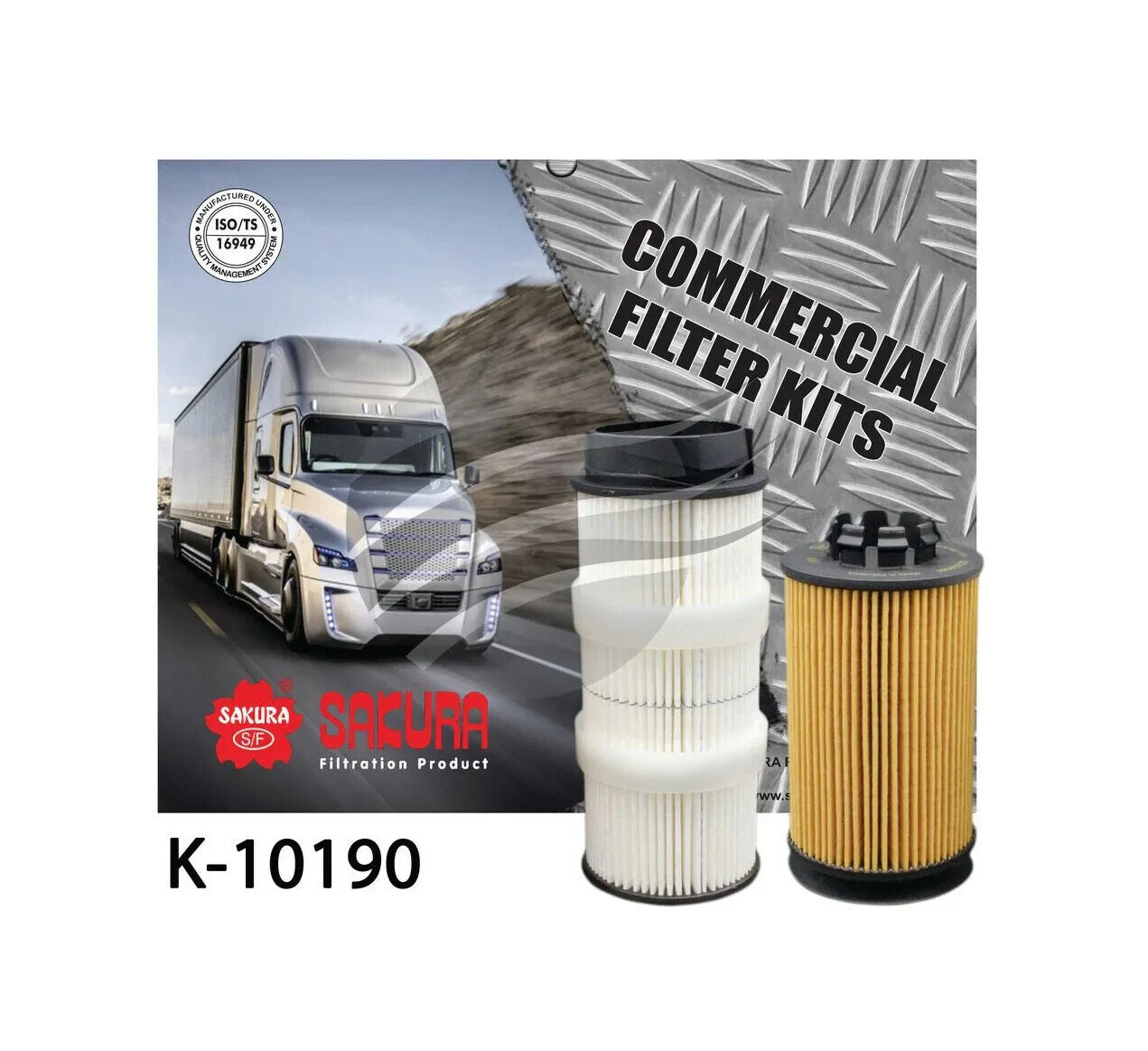 SERVICE TRUCK FILTER KIT FOR MITSUBISHI FLK 17 FEA21 4P10 FEB51 4P10