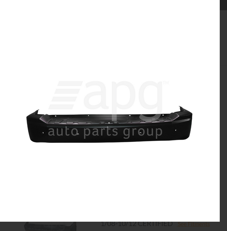 GENUINE REAR BUMPER BAR FOR JEEP CHEROKEE 1/2008-10/2012