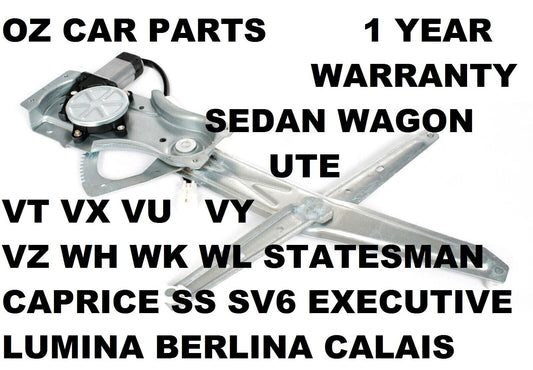 LEFT FRONT ELECTRIC WINDOW REGULATOR+MOTOR FOR VY VZ CREWMAN HOLDEN UTE