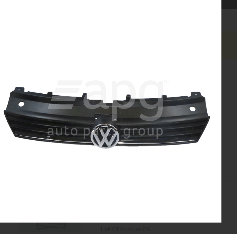 GENUINE FRONT GRILLE FOR VW VOLKSWAGEN POLO 7/2017-3/2018 URBAN URBAN+