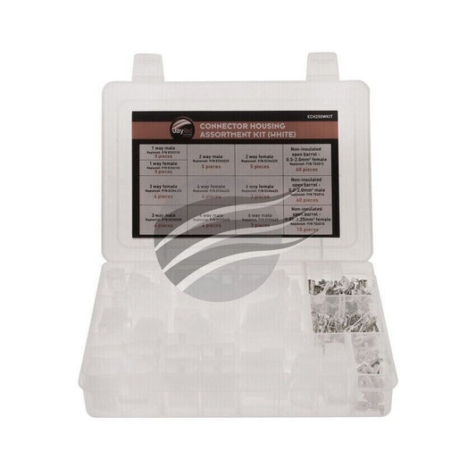 NEW Connector Housing Assortment Kit 250 Series 172 Pack