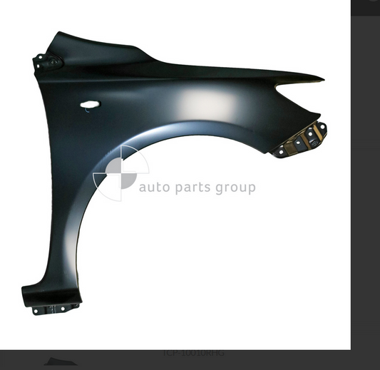 NEW RIGHT FRONT GUARD FOR TOYOTA COROLLA SEDAN ZRE152-R 3/2007-4/2010 BLINKER TY