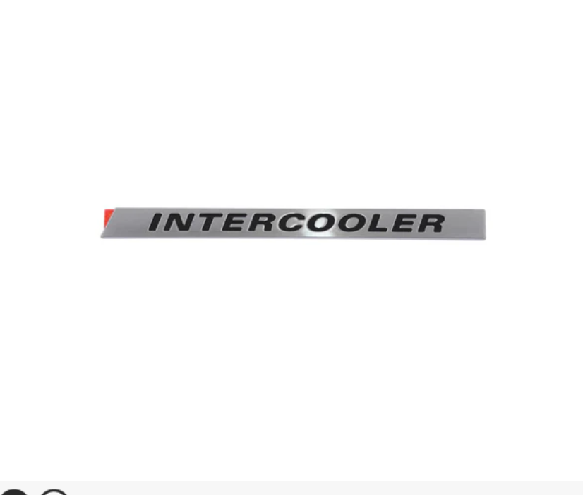 Genuine REAR INTERCOOLER EMBLEM BADGE FOR ISUZU D-MAX 6/2012-7/2020 DMAX