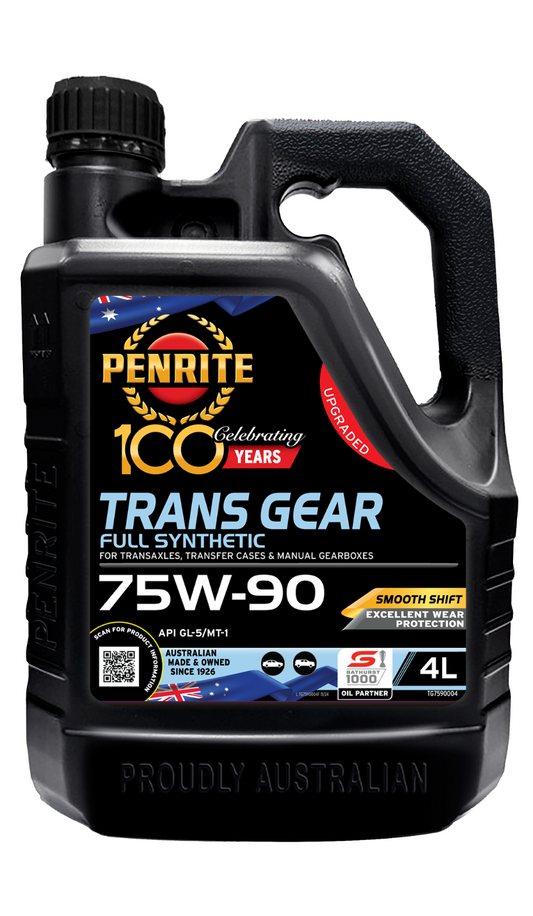 4-Litre PENRITE OIL TRANS GEAR 75W-90 (Full Synthetic)  TG7590004