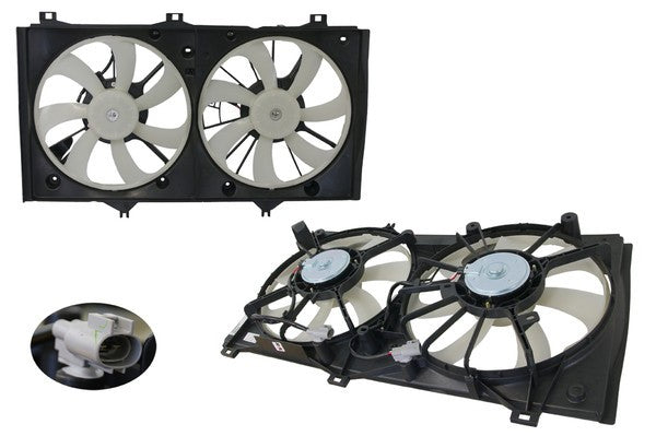 NEW RADIATOR FAN ENGINE FAN FOR TOYOTA CAMRY HYBRID AHV40R 01/2010 ~ 11/2011
