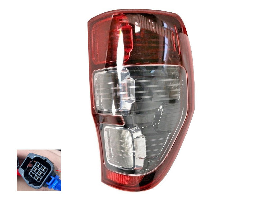 NEW DRIVER SIDE TAIL LIGHT FOR FORD RANGER PX 09/2011 12/2022 SMOKY TYPE