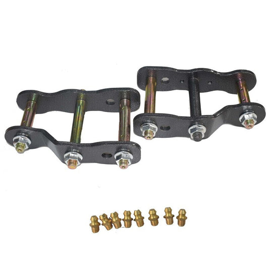 NEW Heavy Duty 2" Rear LIFT KIT Shackles For Toyota Hilux N80 2016 - Onwards