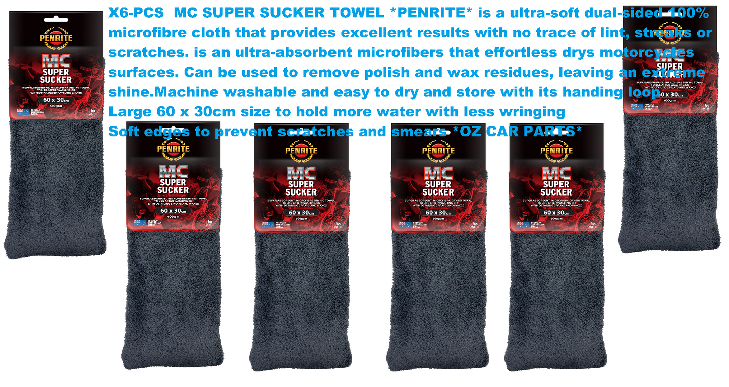X6-PCS PENRITE MC SUPER SUCKER TOWEL  **MCSST**