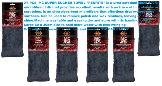 X6-PCS PENRITE MC SUPER SUCKER TOWEL  **MCSST**