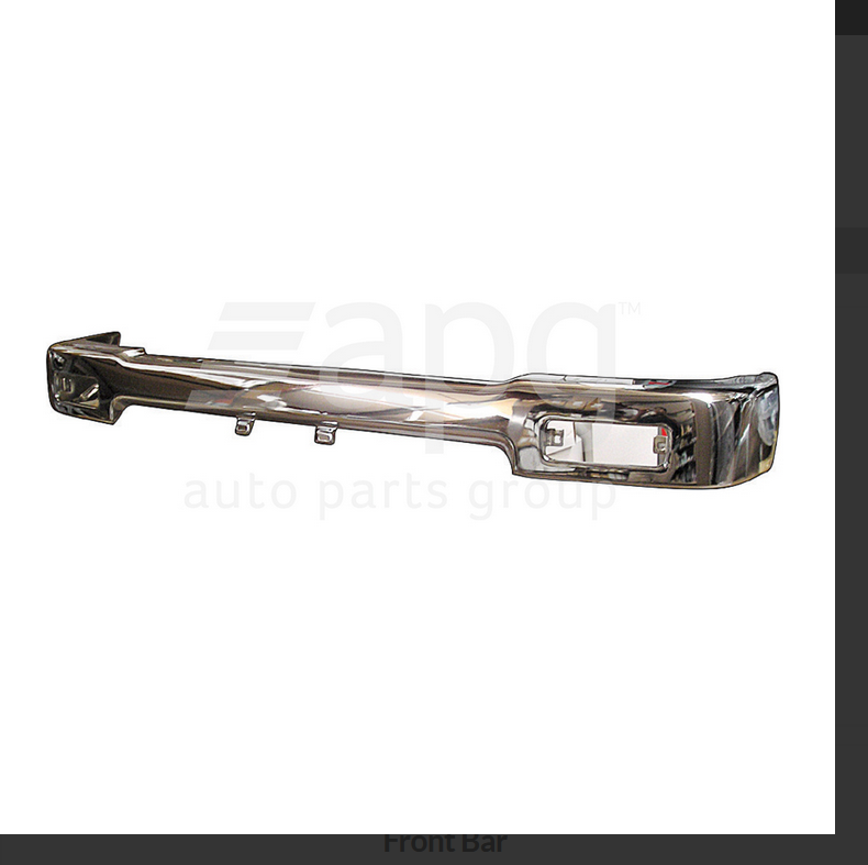 NEW FRONT BUMPER BAR FOR TOYOTA HILUX 1 Piece 11/1991 - 9/1997 CHROME