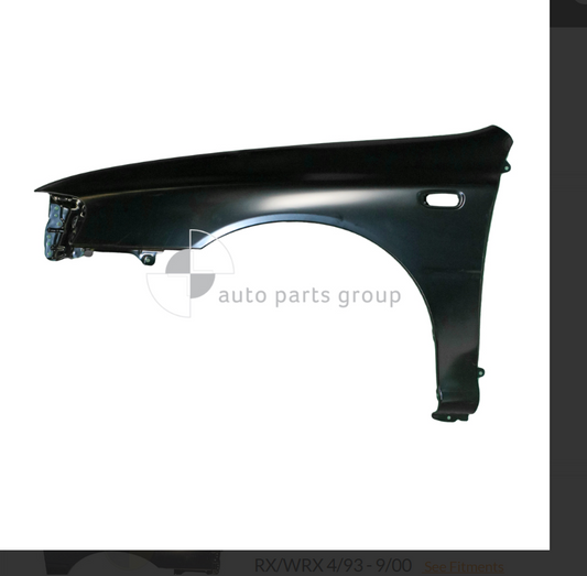 GENUINE LEFT FRONT GUARD FOR SUBARU IMPREZA RX/WRX 4/1993 - 9/2000