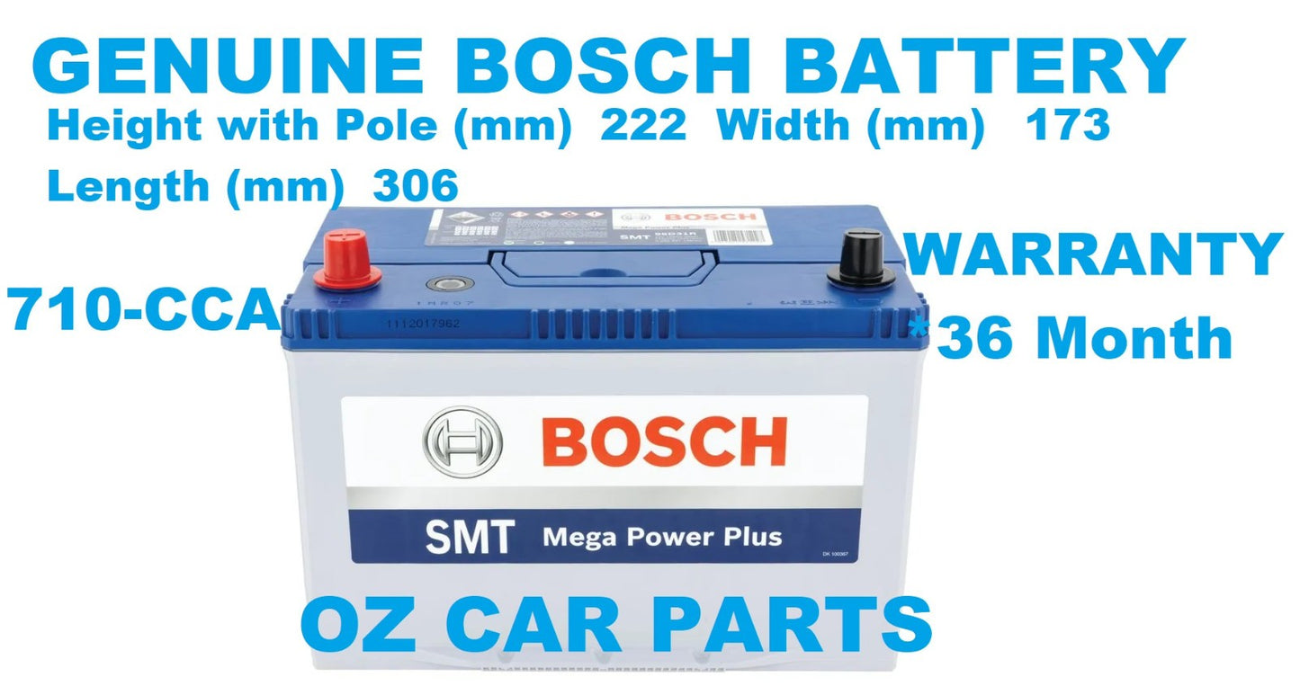 GENUINE BOSCH BATTERY FOR SMT MEGA POWER PLUS 710-CCA WARRANTY-36 Month