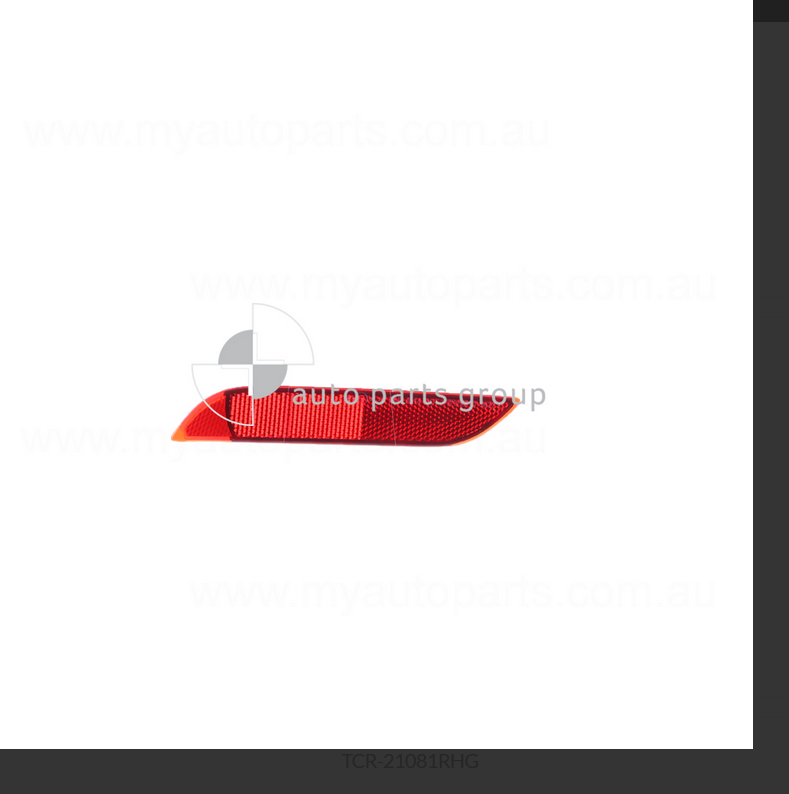 NEW REAR LEFT REFLECTOR FOR TOYOTA COROLLA HATCH 3/2015-6/2018