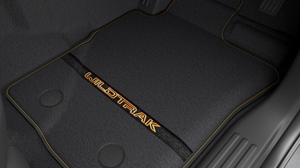 GENUINE FRONT REAR FLOOR MAT CARPET SET FOR Ford Next-Gen Ranger Raptor Wildtrak
