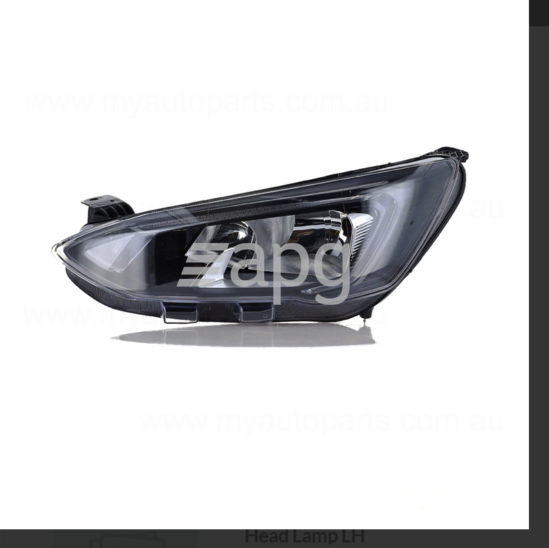 NEW LEFT BLACK HEADLIGHT FOR FORD FOCUS SA HATCH 8/2018-ON SUIT ST-LINE ONLY