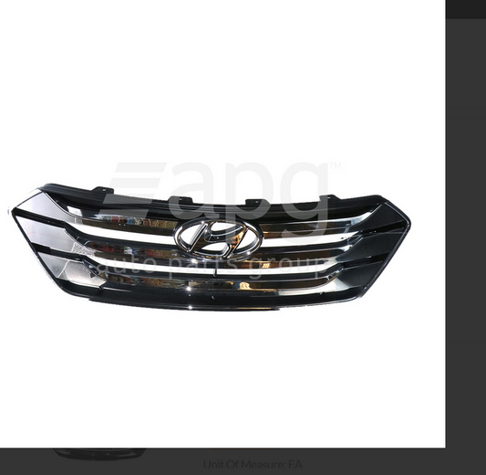 GENUINE FRONT GRILLE FOR HYUNDAI SANTA FE 8/12-9/14 PRIME WITHOUT MOULDS