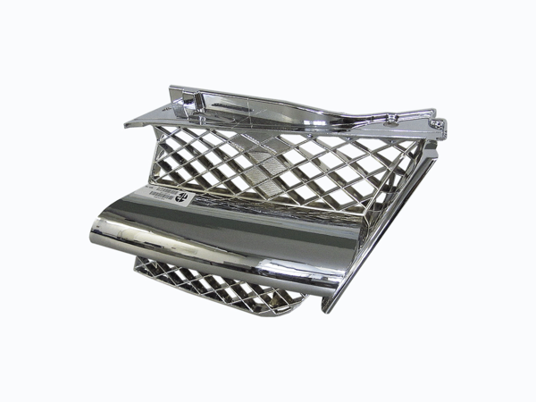 NEW FRONT GRILLE FOR MITSUBISHI OUTLANDER ZE/ZF 02/2003-10/2006 CHROME LEFT SIDE