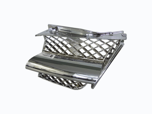 NEW FRONT GRILLE FOR MITSUBISHI OUTLANDER ZE/ZF 02/2003-10/2006 CHROME LEFT SIDE