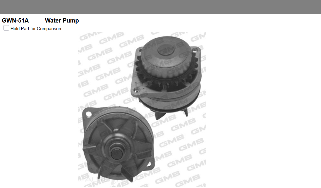 GENUINE GMB WATER PUMP+GASKET+SILICONE FOR Nissan Elgrand 3.5L E51 ( E5 )