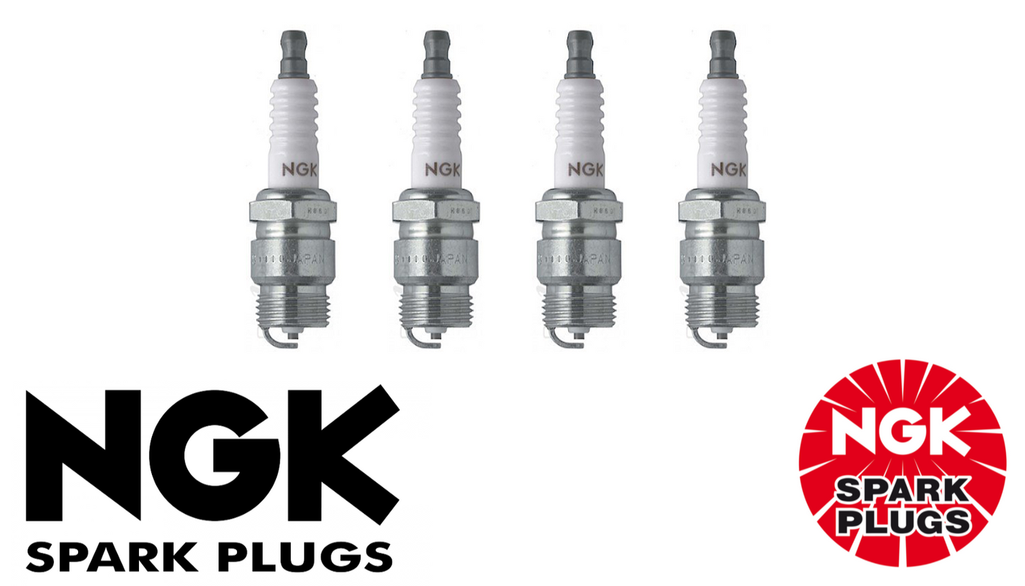 4 x GENUINE NGK SPARK PLUG SET FOR Ford Escort RS2000 MK2 2.0L (Pinto)