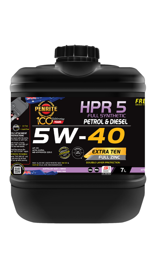 7-Litre-HPR 5 5W-40 (Full Synthetic) ENGINE OIL *PENRITE* HPR05007