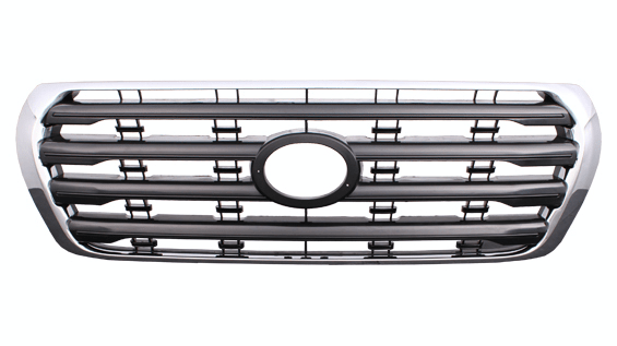 NEW FRONT GRILLE FOR TOYOTA LANDCRUISER 200 SERIES 08/2007-12/2011 CHROME/BLACK