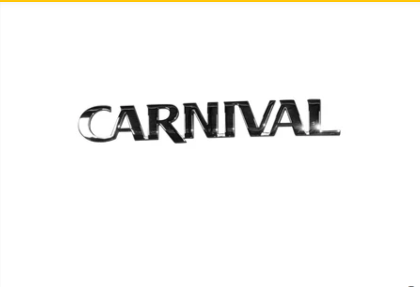 Genuine REAR TAIL GATE BADGE EMBLEM FOR KIA Grand Carnival VQ Wagon 1/06-1/2015